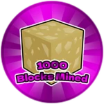 1,000 Blocks Mined