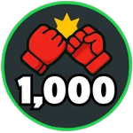 1,000 Knockouts!