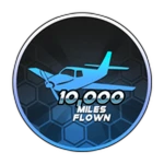 10,000 Miles Flown