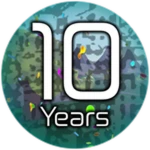 10 Year Celebration Badge