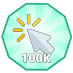 100,000 Button Clicks!