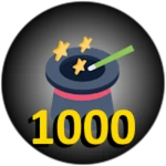1000 Hat Trick!