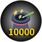 10000 Hat Trick!