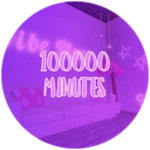 100000 minutes played
