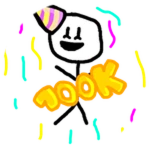 100K Visits Stickman