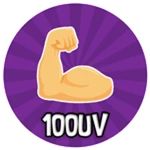 100UV 💪Strength!