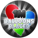 1M Balloons Placed