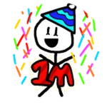 1M Visits Stickman