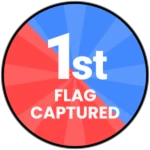 1st Flag Captured!