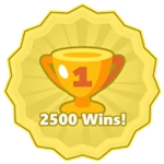 2,500 Wins!