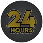 24 hours badge