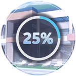 25% Completion (Celebrity Mansion)