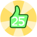 25 Likes!