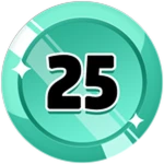 25 wins
