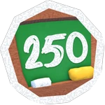 250 Corrects!
