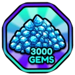 3,000 Gems