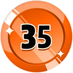 35 wins