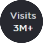 3M VISITS OMGGGG