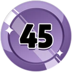 45 wins