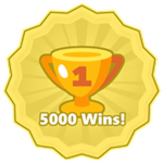 5,000 Wins!