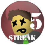 5 Framed Streak