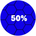 50% Claimed