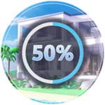 50% Completion (Beachside House)