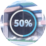 50% Completion (Celebrity Mansion)