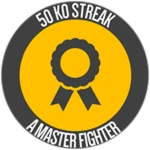 50 KOstreak: A Master Fighter