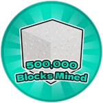500,000 Blocks Mined