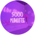 5000 minutes played