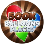 500K Balloons Placed