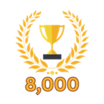 8,000 Wins!