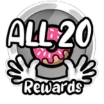 All 20 Donut Rewards