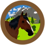 Bay Roan Quarter Horse
