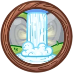 Behind the Waterfall