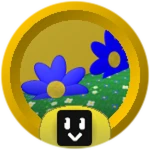 Blue Flower Ace