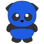 Blue Panda