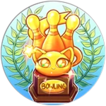 Bowling Trophy Badge