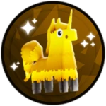 Break a gold pinata!