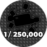 Collected a 1 / 250,000 Card!