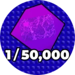 Collected a 1 / 50,000 Card!