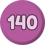 Complete 140 levels