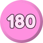 Complete 180 levels