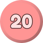 Complete 20 levels