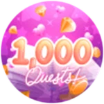 Completed 1,000 Quests!