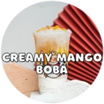 Creamy Mango Boba!