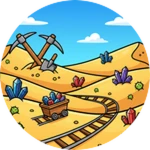 Desert mining area