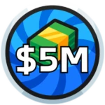 Earned $5M Cash!