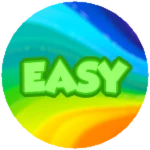 Easy rainbow stairs